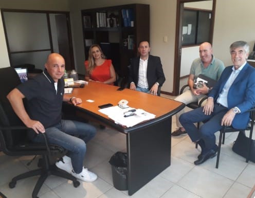 #TRELEW | Maderna fue recibido en «La Rosada» y se reunió con empresarios de Mar del&nbsp;Plata