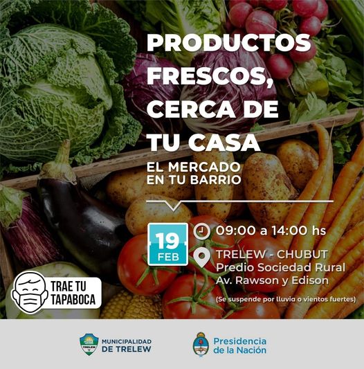 #TRELEW | Nueva edición de «El Mercado en tu Barrio» en la&nbsp;Rural