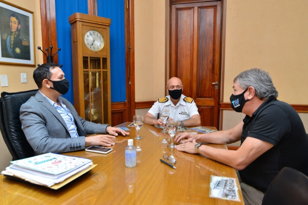 #TRELEW | El intendente se reunió con el jefe de la Base Aeronaval “Almirante&nbsp;Zar”