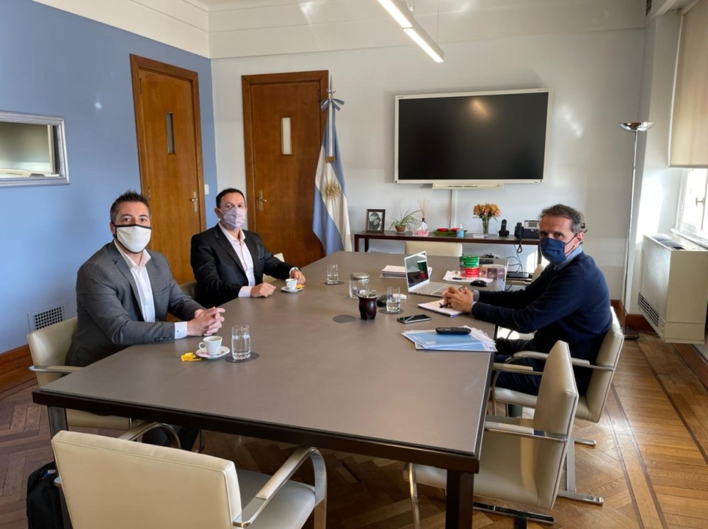 #TRELEW | Maderna se reunió con el Ministro de Obras Públicas de la&nbsp;Nación
