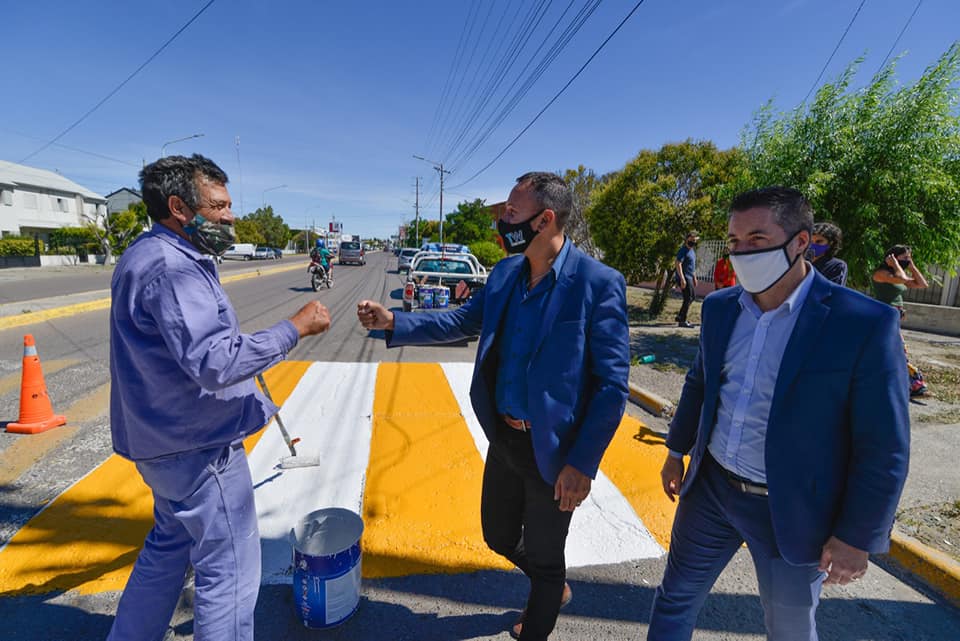 #TRELEW | Supervisan el avance de obras de conservación&nbsp;vial