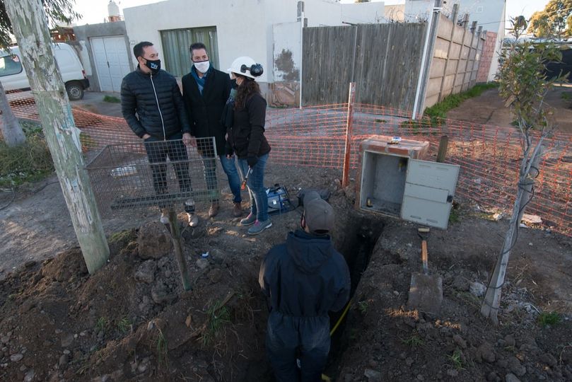 TRELEW | Avanzan las obra de gas en barrio&nbsp;Comercio