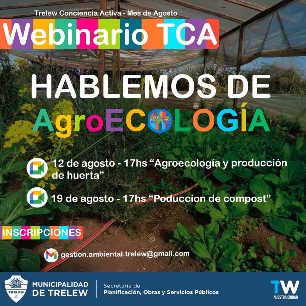 #TRELEW | Inscripciones para la capacitación gratuita en&nbsp;agroecología