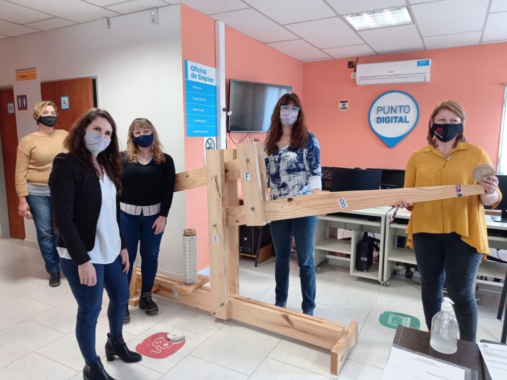 #GAIMAN | LA LOCALIDAD RECIBIÓ UNA PRENSA PARA PRODUCCIÓN DE&nbsp;BRIQUETAS