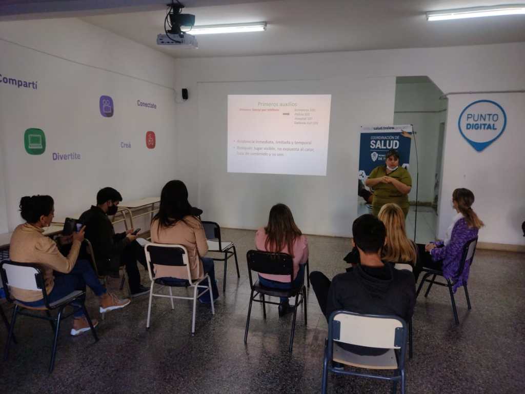 #TRELEW | se continúa dictando la capacitación en primeros&nbsp;auxilios