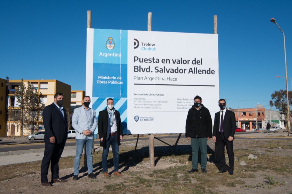 #TRELEW | CONOCÉ LA OBRA DEL BOULEVARD ALLENDE, LA CUAL SE CONECTARÁ CON LA&nbsp;BICISENDA