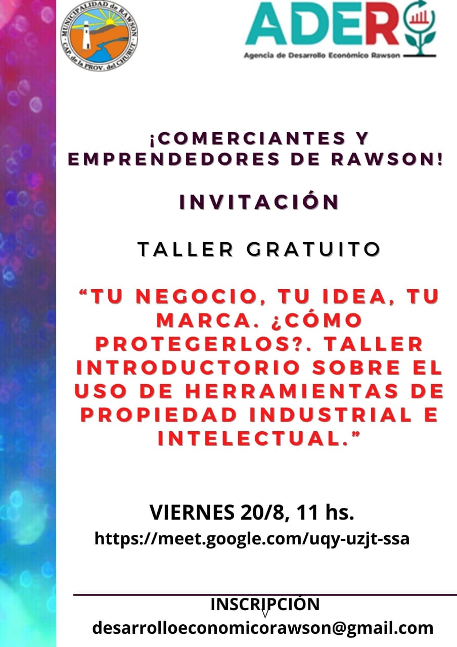 #RAWSON | SI SOS COMERCIANTE O EMPRENDEDOR ESTO ES PARA&nbsp;VOS