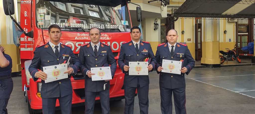 #RAWSON | BOMBEROS APROBARON CAPACITACIÓN DE LA POLICÍA&nbsp;FEDERAL