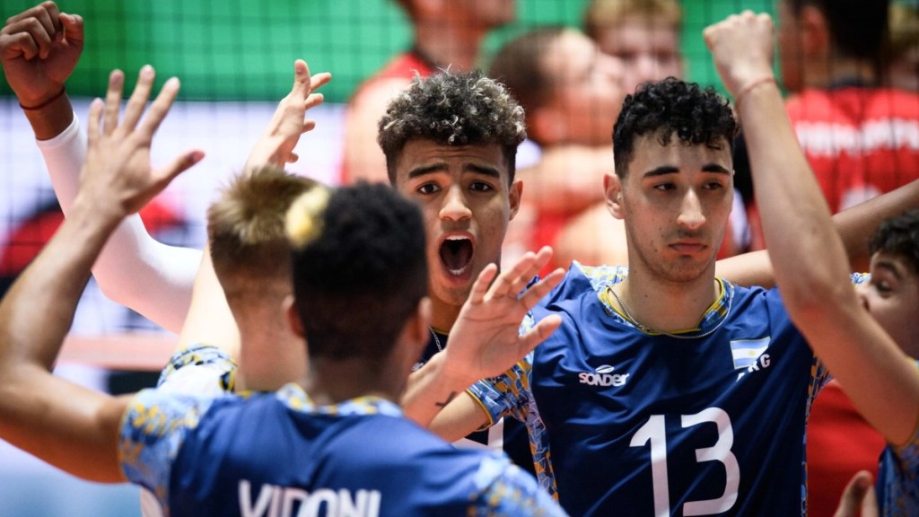 #VOLEY | ARGENTINA LE GANÓ A BÉLGICA EN EL MUNDIAL SUB&nbsp;21