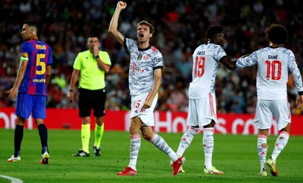 #CHAMPIONS | EL BAYERN MUNICH LE GANÓ AL BARCELONA 3 A 0, QUE SE FUE DERROTADO SIN PATEAR AL&nbsp;ARCO