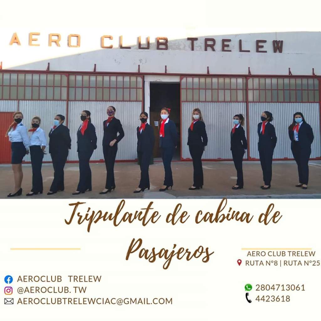 #DATAZO | INSCRIPCIONES PARA LA CARRERA DE TRIPULANTE DE CABINA DE PASAJEROS EN EL AEROCLUB DE&nbsp;TRELEW