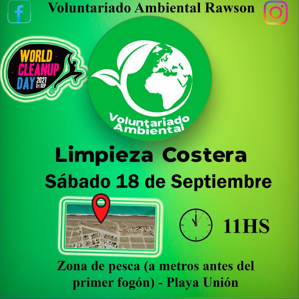 #HOY | JORNADA DE LIMPIEZA AMBIENTAL EN&nbsp;RAWSON