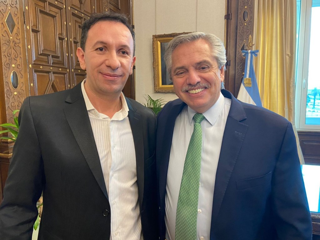 #TRELEW | MADERNA FUE RECIBIDO POR EL&nbsp;PRESIDENTE