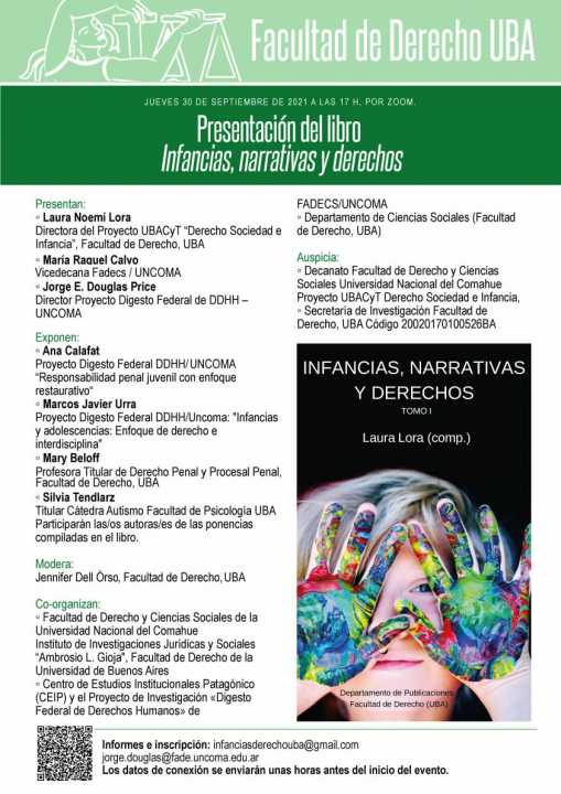 #DATO | LAURA LORA PRESENTA LIBRO SOBRE «INFANCIAS, NARRATIVAS Y&nbsp;DERECHOS»