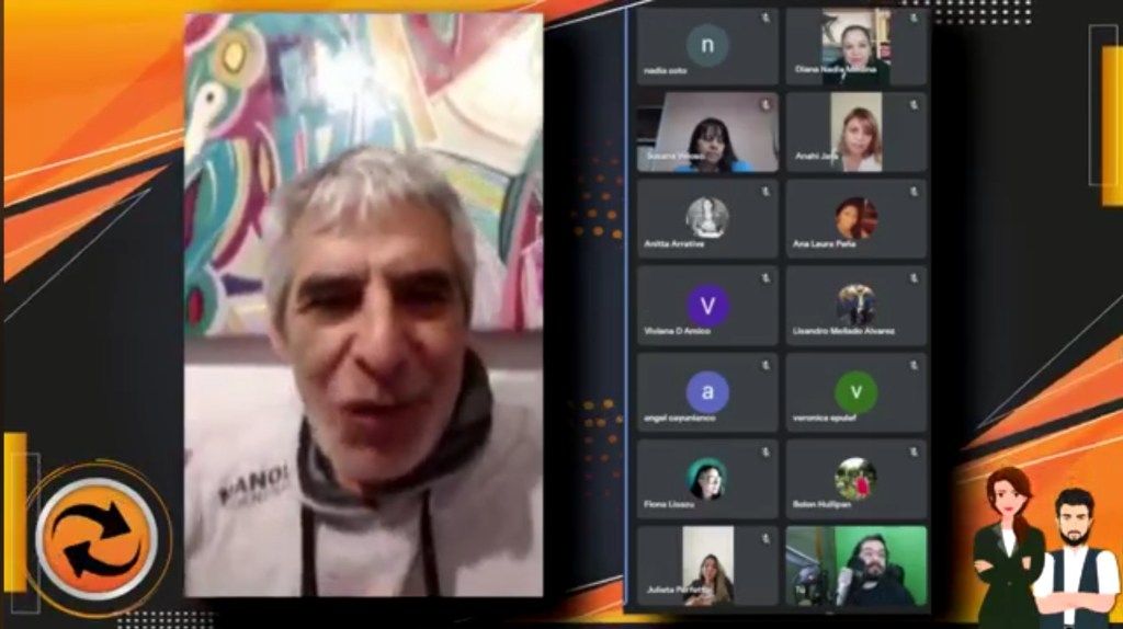 #IMPERDIBLE | ANTES DE SU PRESENTACIÓN EN TRELEW, PETECO CARABAJAL HABLÓ CON ESTUDIANTES DE BELLAS&nbsp;ARTES