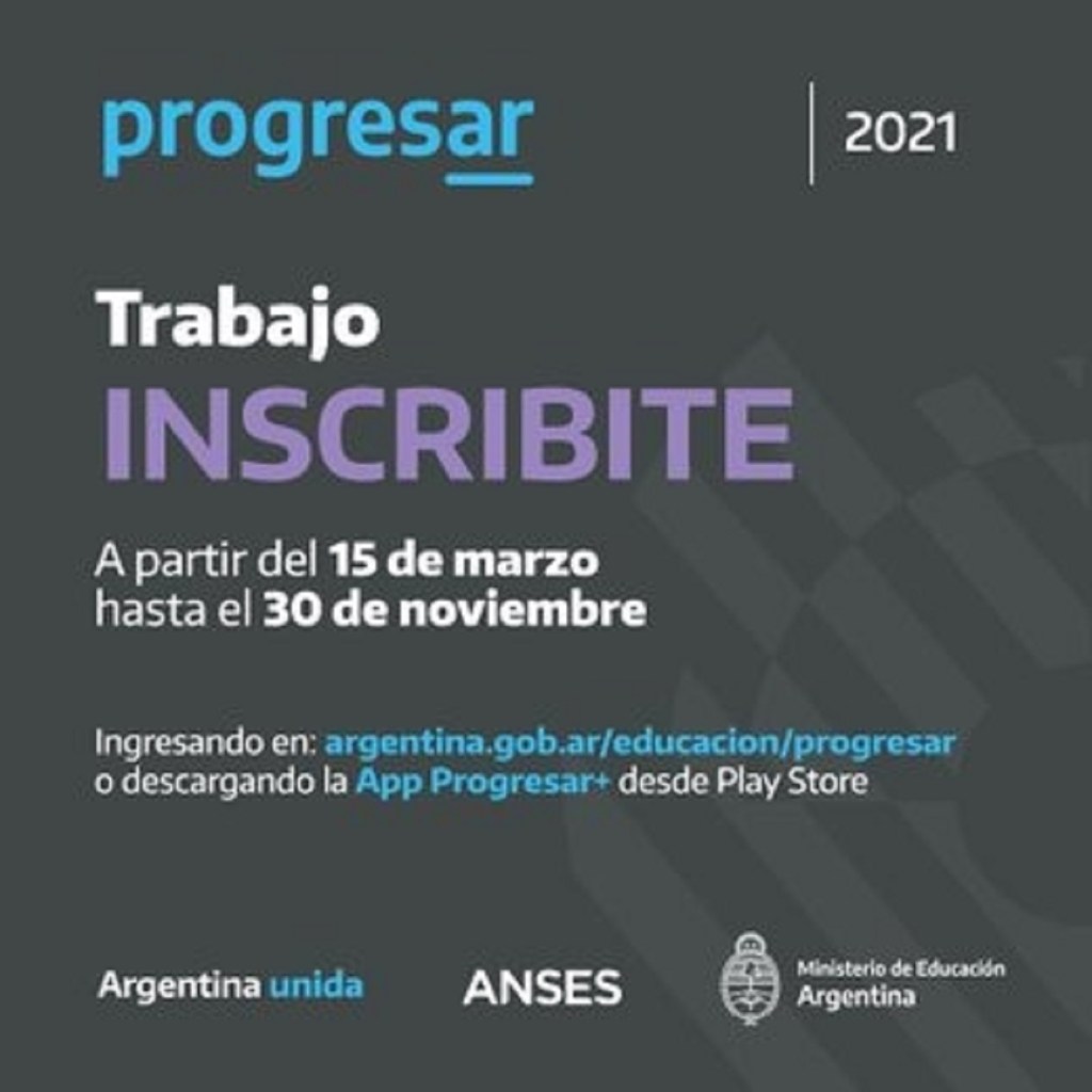 #OPORTUNIDAD | BECAS PROGRESAR, ENTERATE E INSCRIBITE&nbsp;ACÁ