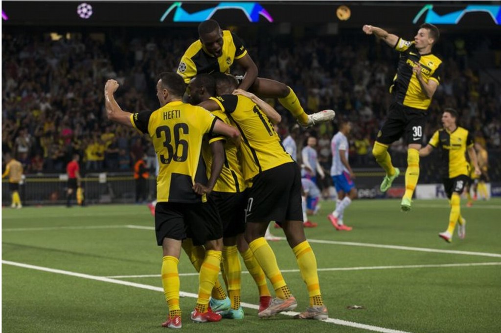 #CHAMPIONS | YOUNG BOYS DE SUIZA AMARGA DEBUT DE RONALDO Y VENCE AL MANCHESTER UNITED POR&nbsp;2-1
