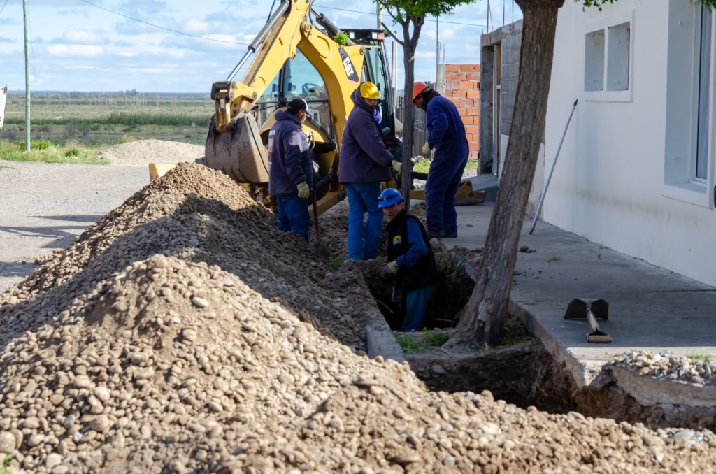 #RAWSON | BISS DESTACÓ EL AVANCE DE LA OBRA DE LA RED DE GAS DEL ÁREA&nbsp;16