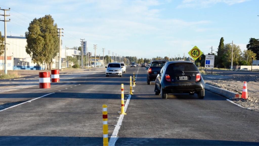 #TRELEW | REPAVIMENTAN LA AVENIDA EVA PERÓN Y HABILITAN NUEVA&nbsp;TRAZA