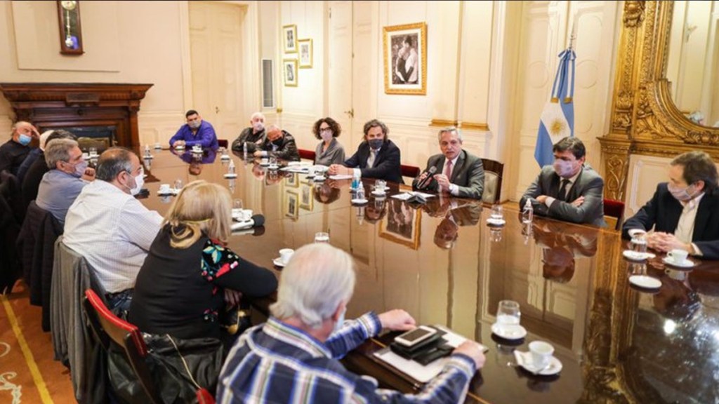 #POLÍTICA | EL PRESIDENTE ENCABEZA REUNIÓN CON LA&nbsp;CGT