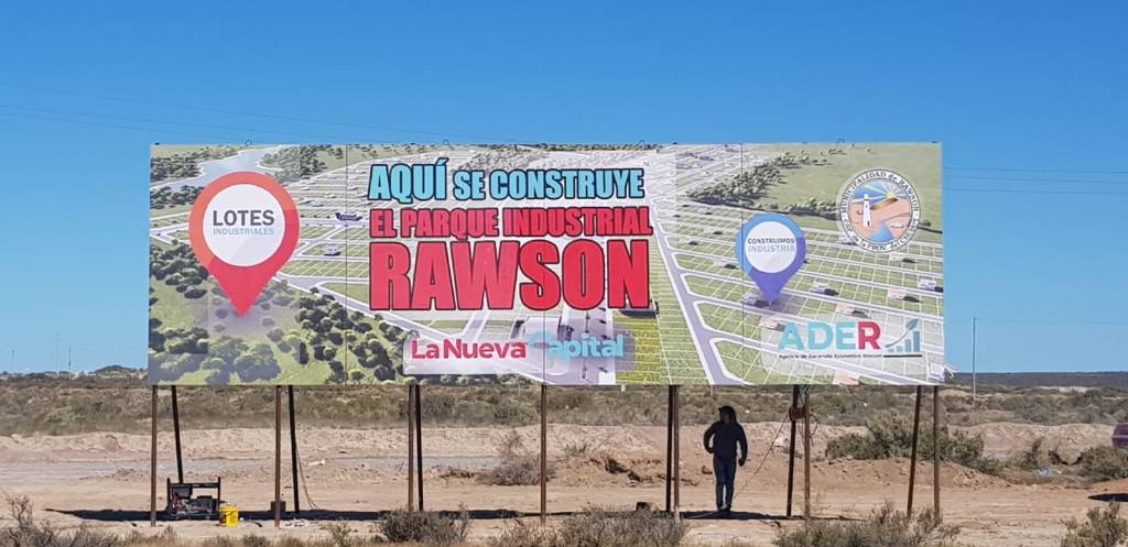#RAWSON | COLOCARON EL CARTEL IDENTIFICATORIO DEL PARQUE INDUSTRIAL DE&nbsp;RAWSON