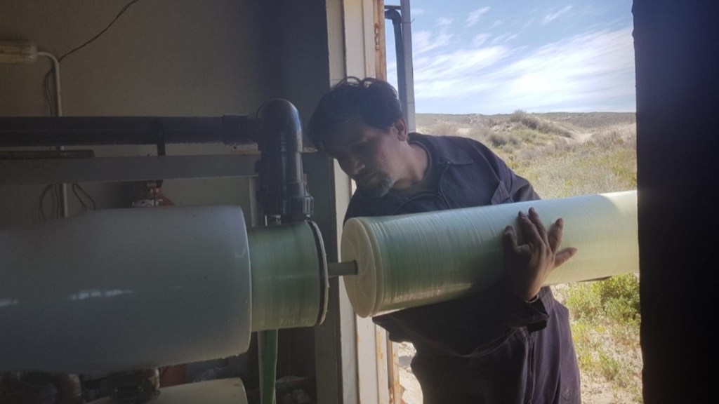 #CHUBUT | FINALIZÓ LA REPARACIÓN PRINCIPAL DE LA PLANTA DESALINIZADORA DE PUERTO&nbsp;PIRÁMIDES