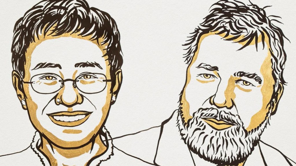 #MUNDO | DOS PERIODISTAS GANAN EL PREMIO NOBEL DE LA&nbsp;PAZ