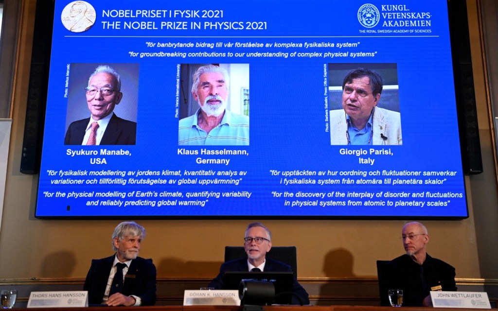 #MUNDO | NOBEL DE FÍSICA A 3 CIENTÍFICOS POR CONTRIBUCIONES A COMPRENSIÓN Y PREDICCIÓN DE SISTEMAS&nbsp;COMPLEJOS