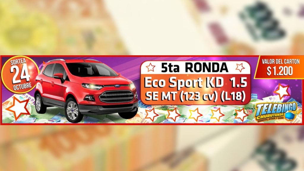 #CHUBUT | EL TELEBINGO CHUBUTENSE SORTEA ESTE DOMINGO CAMIONETAS 0KM Y DINERO EN&nbsp;EFECTIVO