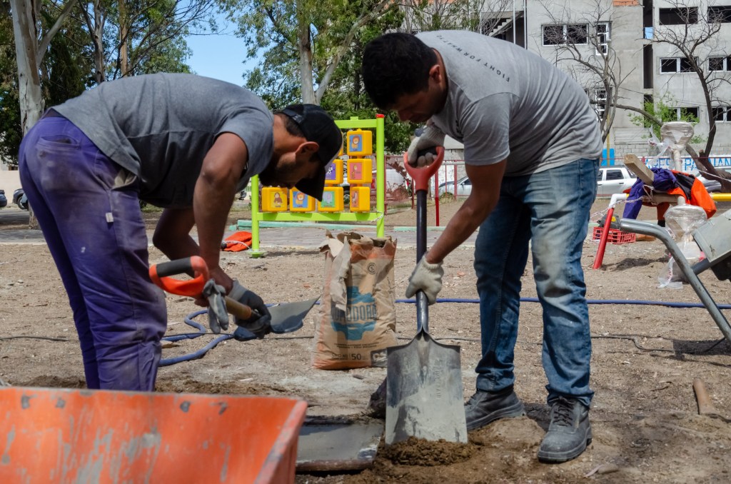 #RAWSON | LA REPARACIÓN DE LAS PLAZAS DE LA CAPITAL SE REALIZA EN LOS PLAZOS&nbsp;PREVISTOS