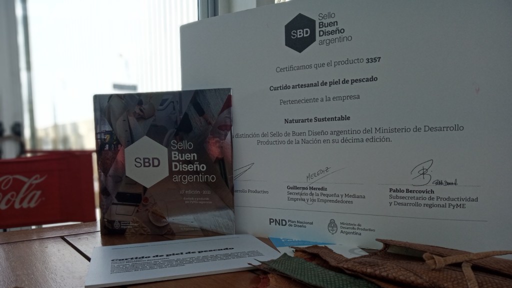 #CHUBUT | EMPRENDEDORA CHUBUTENSE RECIBIÓ EL SELLO BUEN DISEÑO A NIVEL&nbsp;NACIONAL