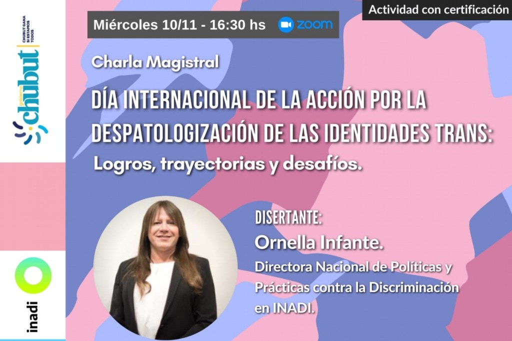 #CHUBUT | REALIZAN CHARLA MAGISTRAL POR LA DESPATOLOGIZACIÓN DE IDENTIDADES&nbsp;TRANS