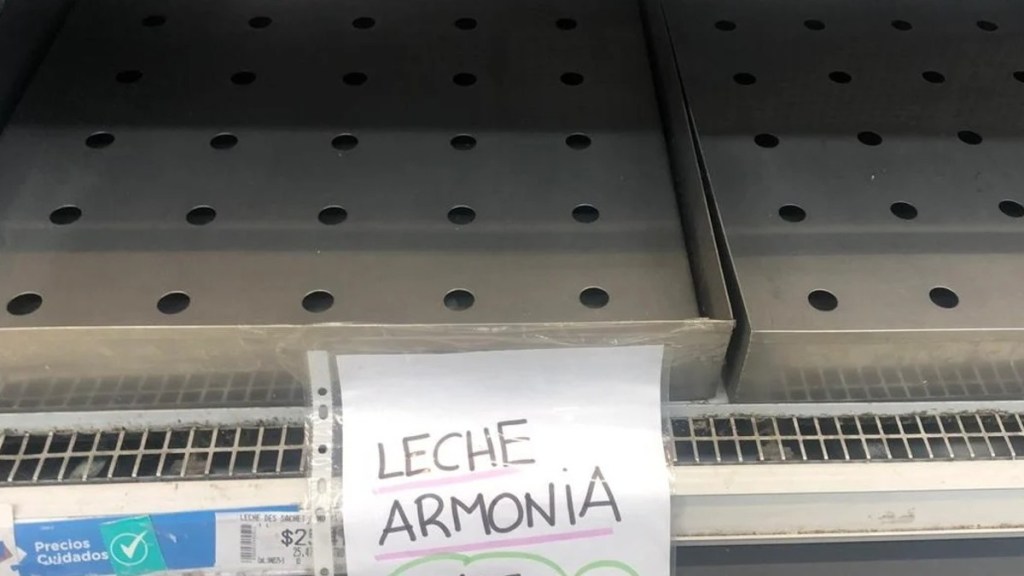 #PRECIOS | DENUNCIAN FALTANTE DE LECHE DE UNA IMPORTANTE MARCA&nbsp;LÁCTEA