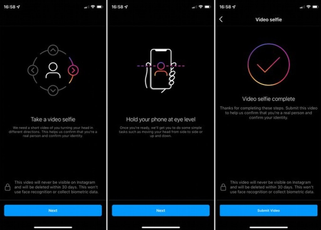 #ALERTA | INSTAGRAM EMPEZÓ A PEDIR UN VIDEO-SELFIE PARA CONFIRMAR TU&nbsp;IDENTIDAD