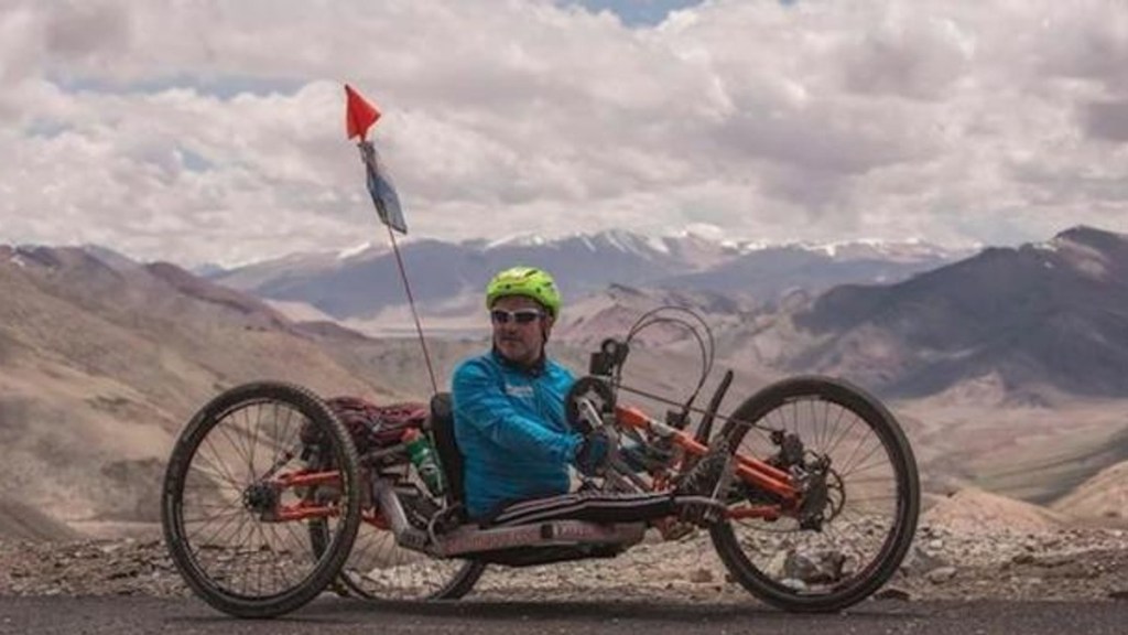 #CÓRDOBA | SUBIÓ AL HIMALAYA CON SU BICI ADAPTADA, SU HISTORIA LLEGÓ A NETFLIX Y AHORA SE PREPARA PARA IR AL&nbsp;ESPACIO