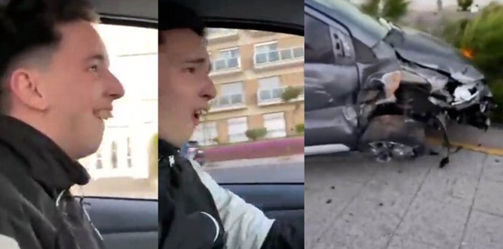 #POLICIALES | “SI NOS MATAMOS, NOS MATAMOS, PERRO”: MANEJARON BORRACHOS, DESTRUYERON EL AUTO Y LO FILMARON&nbsp;TODO