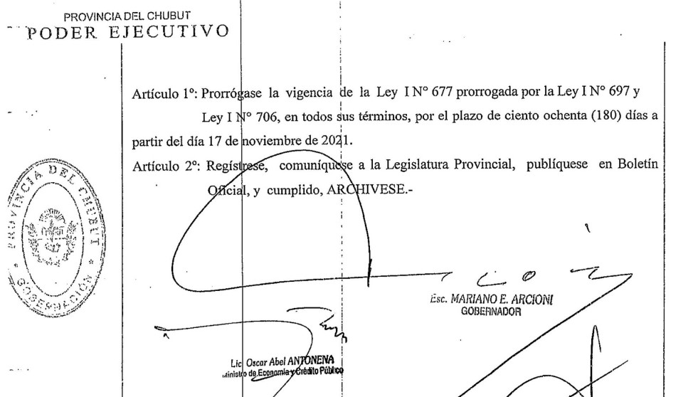 #CHUBUT | EXTIENDEN LA EMERGENCIA SANITARIA HASTA&nbsp;MAYO