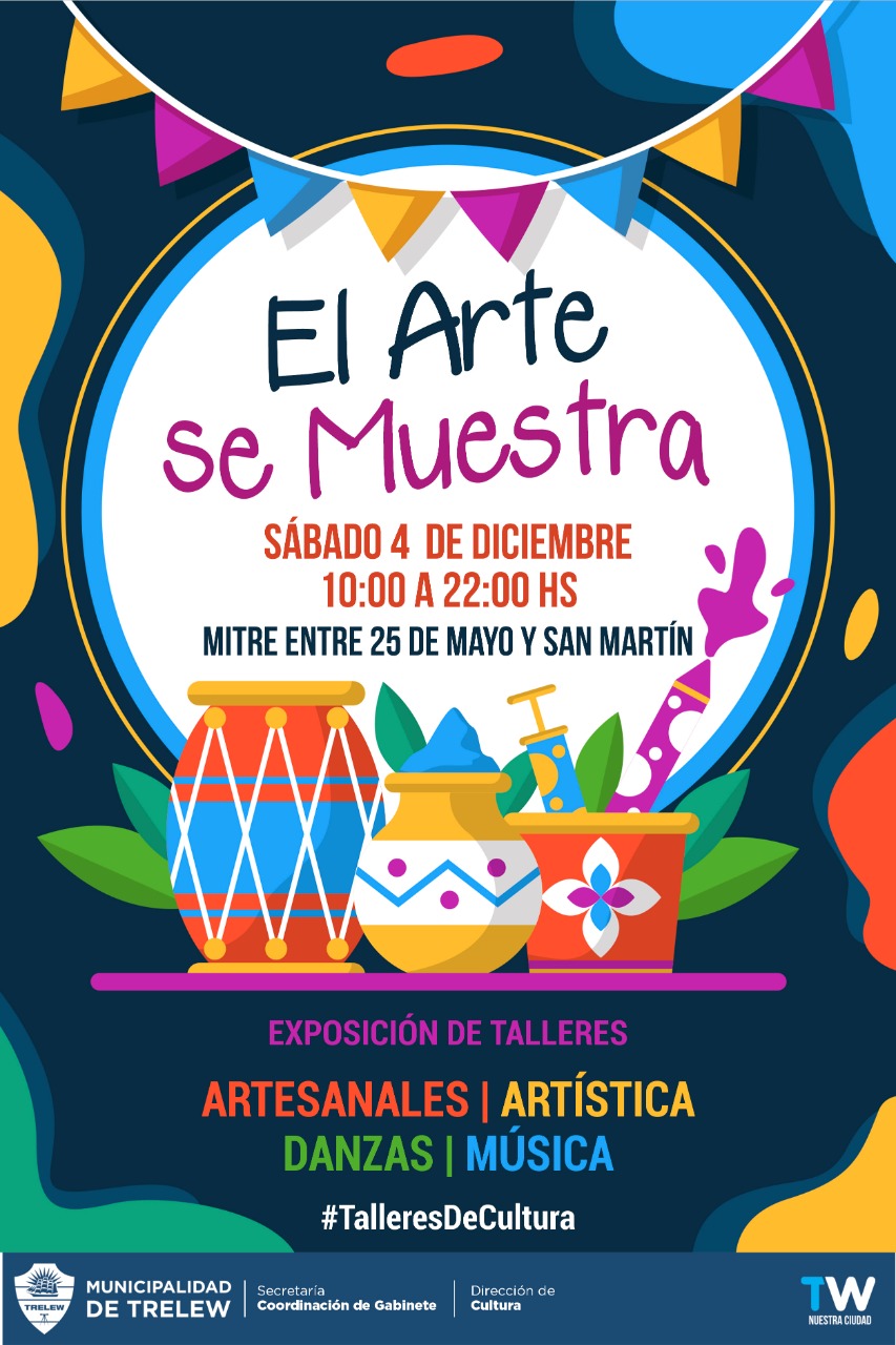 #TRELEW | MUESTRA AL AIRE LIBRE DE LOS TALLERES&nbsp;CULTURALES