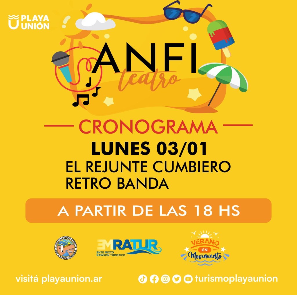 #DATO | ARRANCAN LOS SHOWS Y ACTIVIDADES CULTURALES EN PLAYA&nbsp;UNIÓN