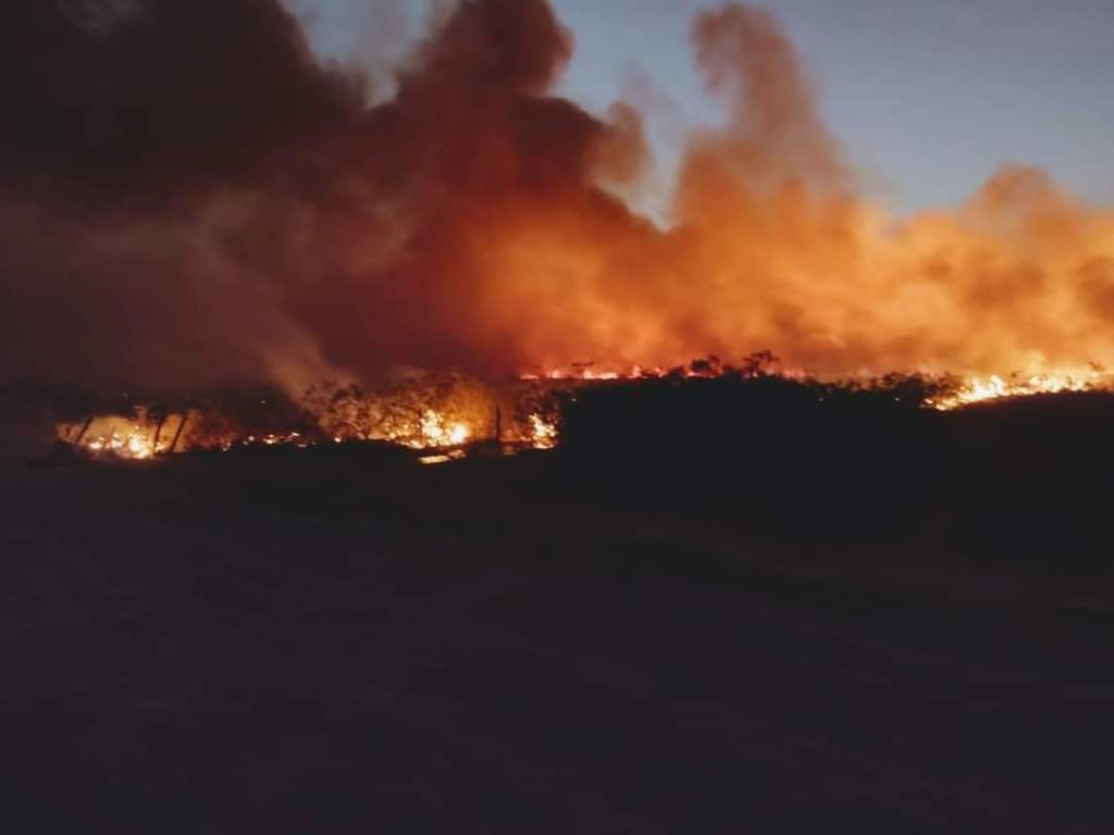 #AHORA | SE REACTIVÓ EL INCENDIO Y ESTA SIN CONTROL HACIA PUNTA&nbsp;QUIROGA