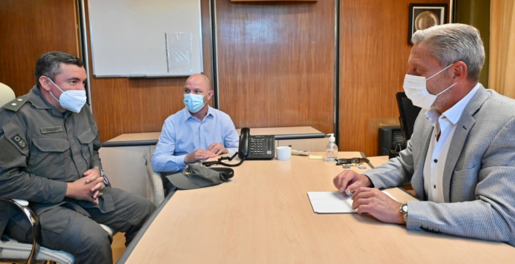 #CHUBUT | ARCIONI SE REUNIÓ CON EL NUEVO JEFE DE&nbsp;GENDARMERÍA