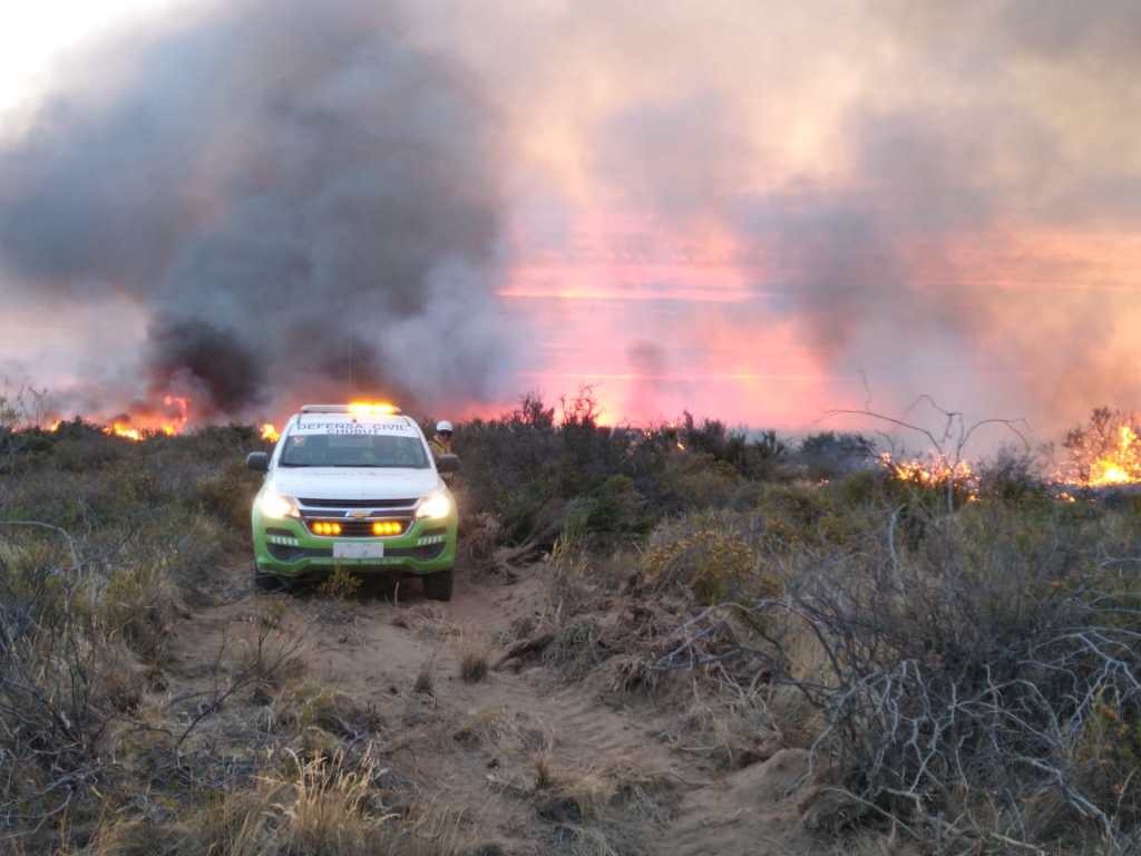 #CHUBUT | El incendio en la zona de Puerto Lobos está&nbsp;contenido