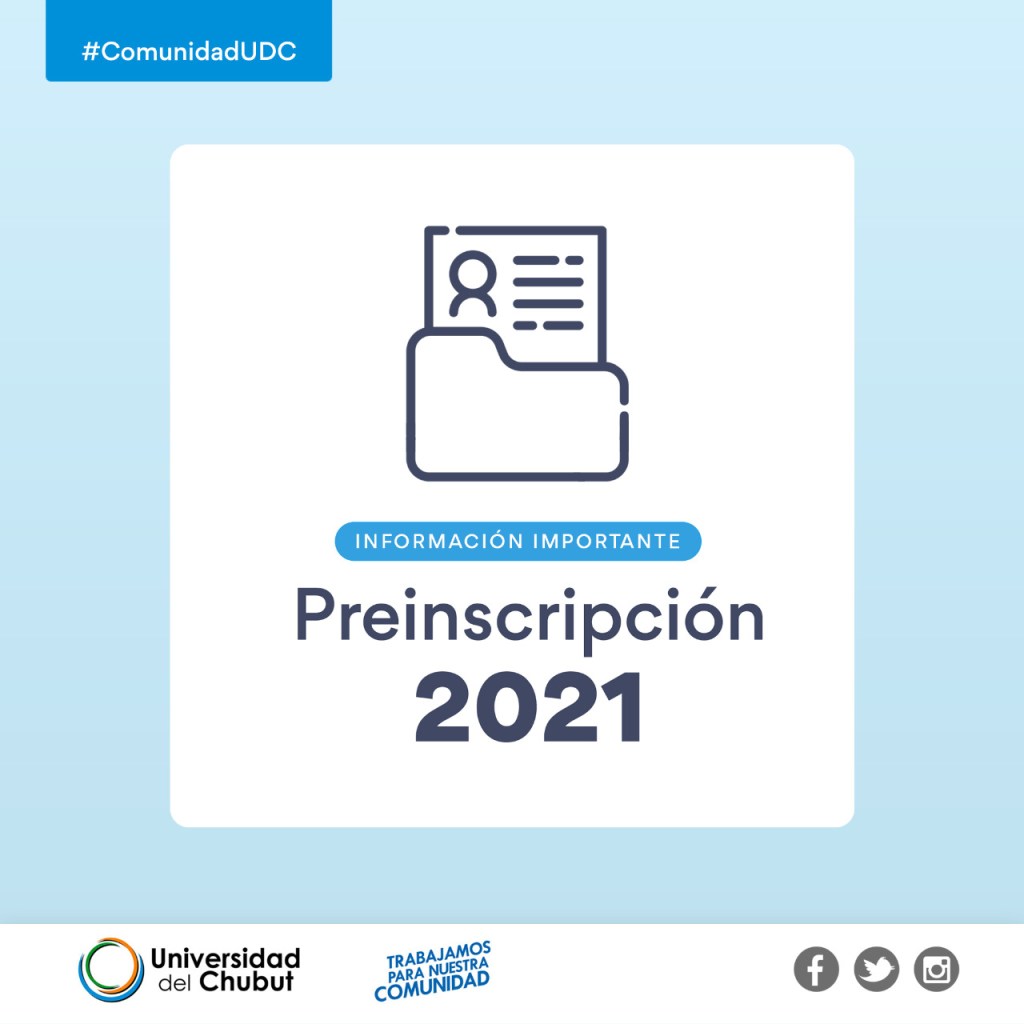 #DATO | INSCRIPCIONES PARA CURSAR EN LA UNIVERSIDAD DEL&nbsp;CHUBUT
