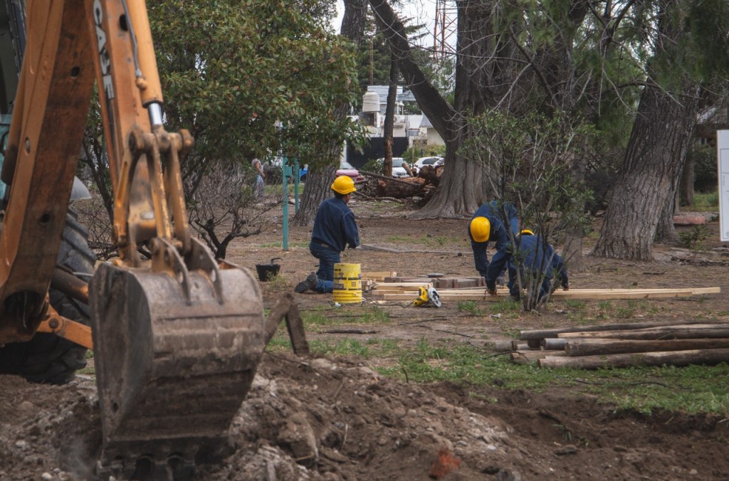 #RAWSON | AVANZAN LAS OBRAS EN LA PLAZA CENTRAL DE LA&nbsp;CAPITAL
