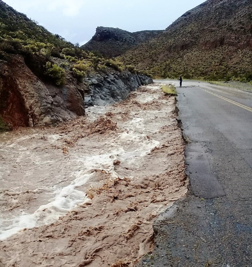 #CHUBUT | Continúa interrumpido el tránsito en rutas afectadas por las lluvias&nbsp;intensas