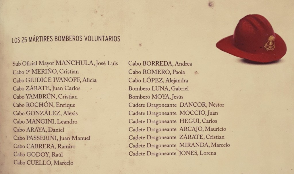 #MEMORIA | SE CONMEMORA HOY EL DÍA NACIONAL DEL MÁRTIR BOMBERO&nbsp;VOLUNTARIO