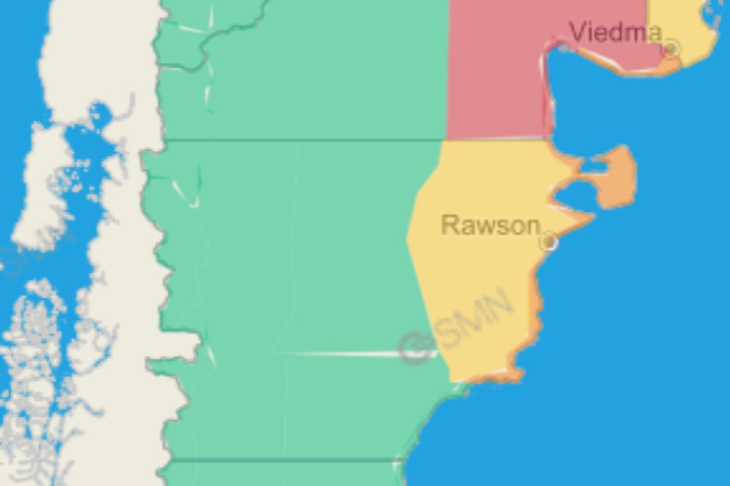 #CLIMA | ALERTA NARANJA Y AMARILLA PARA EL NORESTE Y CENTRO CHUBUTENSE POR FUERTES&nbsp;LLUVIAS