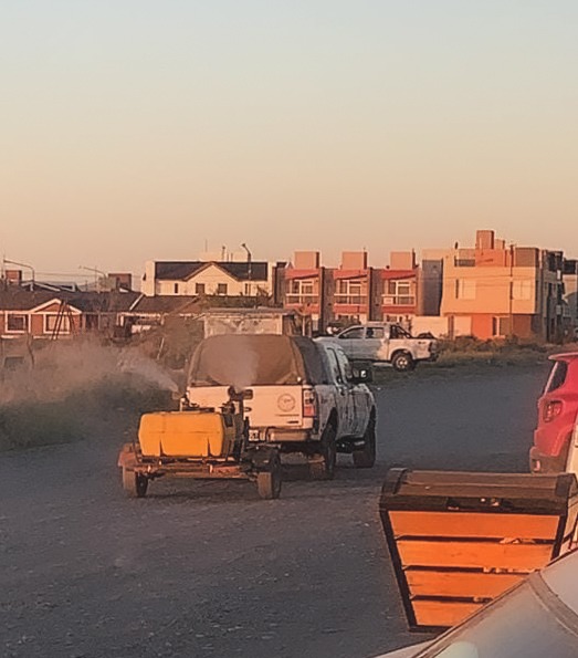 #RAWSON | Continúan las tareas de fumigación en la&nbsp;capital