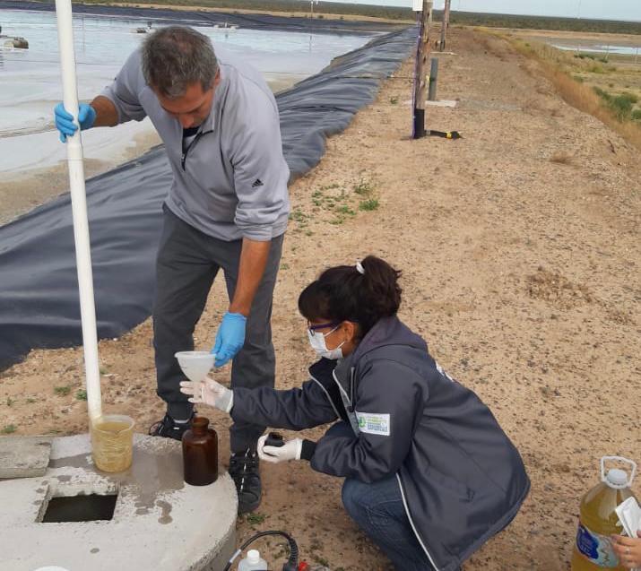 #RAWSON | Controles en el sistema de tratamiento de efluentes cloacales y de industria pesquera 