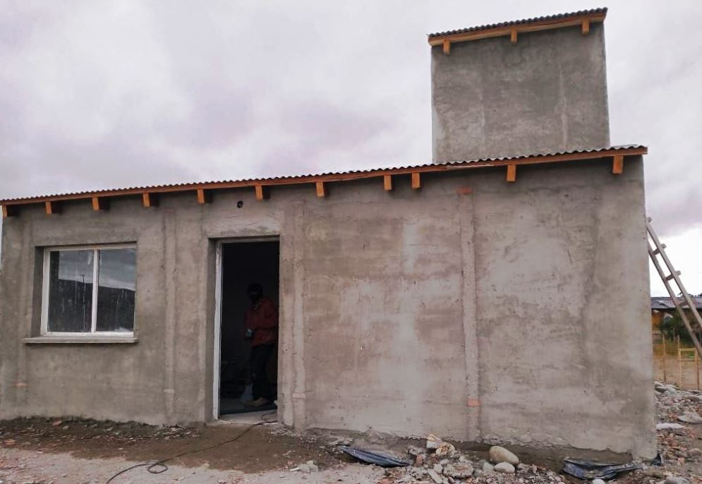 #CHUBUT | CONSTRUYEN VIVIENDAS SOCIALES EN&nbsp;CUSHAMEN